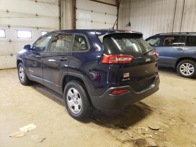 Photo 3 from auction – 2014 JEEP CHEROKEE S with VIN 1C4PJMAB8EW140854