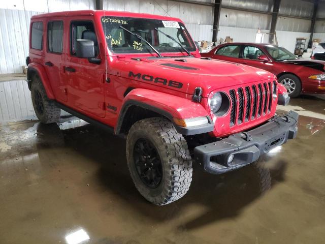 JEEP WRANGLER U 2019 with VIN 1C4HJXEG2KW637664 - Photo from auction