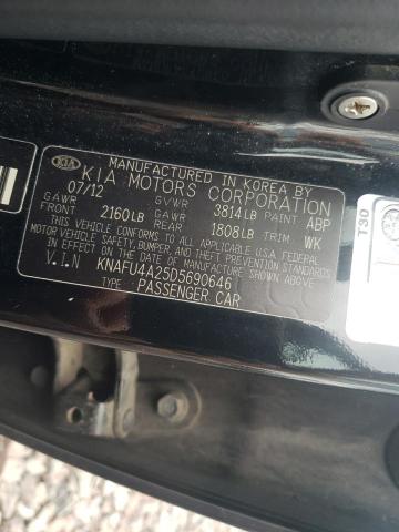 Photo 10 from auction – 2013 KIA FORTE EX with VIN KNAFU4A25D5690646