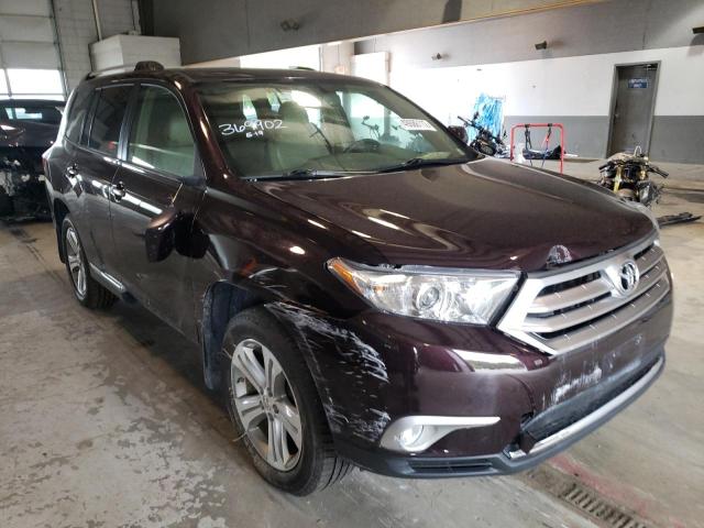 TOYOTA HIGHLANDER 2012 with VIN 5TDDK3EH4CS137309 - Photo from auction
