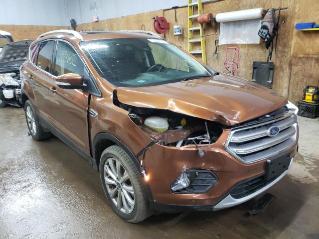 FORD ESCAPE TIT 2017 with VIN 1FMCU9J97HUE26240 - Photo from auction