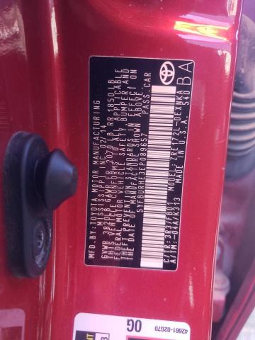 Photo 10 from auction – 2014 TOYOTA COROLLA L with VIN 5YFBURHE3EP089657