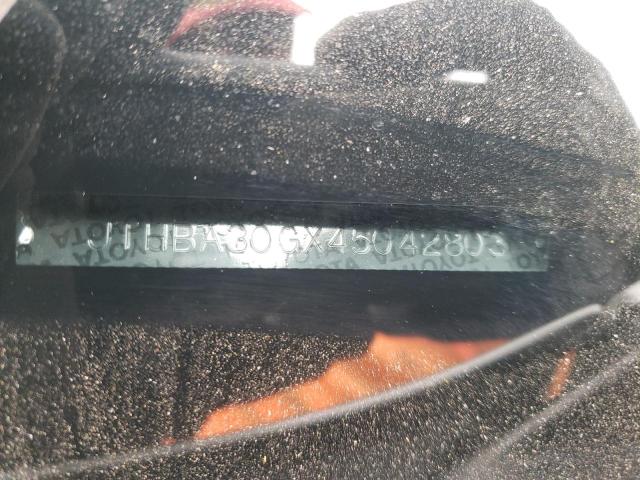 Photo 10 from auction – 2004 LEXUS ES 330 with VIN JTHBA30GX45042803