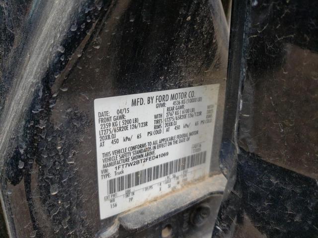 Photo 10 from auction – 2015 FORD F250 SUPER with VIN 1FT7W2BT2FED41069