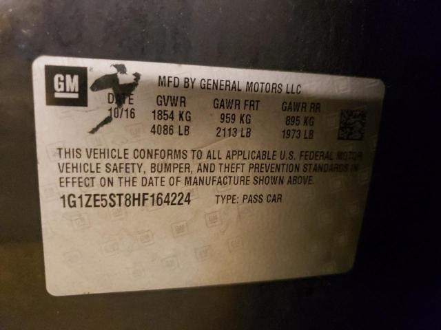 Photo 10 from auction – 2017 CHEVROLET MALIBU  LT with VIN 1G1ZE5ST8HF164224