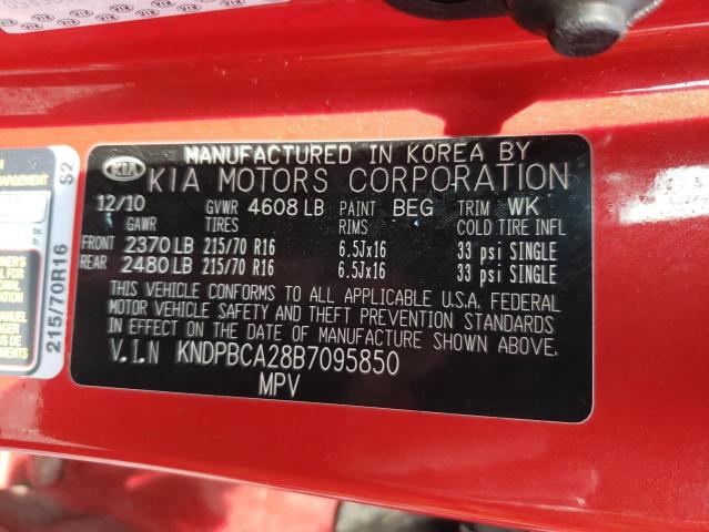 Photo 10 from auction – 2011 KIA SPORTAGE L with VIN KNDPBCA28B7095850