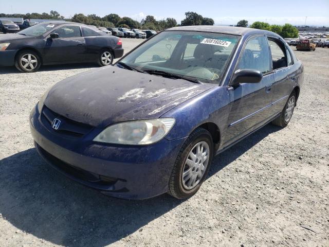 Photo 2 from auction – 2005 HONDA CIVIC LX with VIN JHMES16565S007621