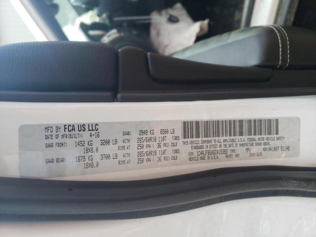 Photo 10 from auction – 2016 JEEP GRAND CHER with VIN 1C4RJFBG0GC415393