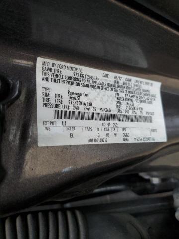 Photo 10 from auction – 2012 FORD FOCUS SE with VIN 1FAHP3F29CL421216