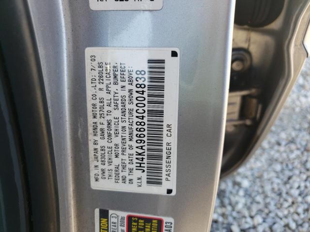 Photo 10 from auction – 2004 ACURA 3.5RL with VIN JH4KA96684C004838