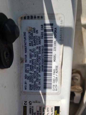 Photo 10 from auction – 2007 TOYOTA COROLLA CE with VIN 1NXBR32E87Z793913