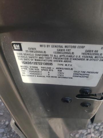 Photo 10 from auction – 2002 GMC ENVOY with VIN 1GKDS13S722138595
