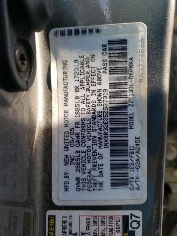 Photo 10 from auction – 2005 TOYOTA COROLLA CE with VIN 1NXBR32E35Z537319