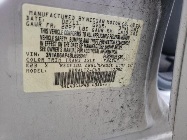 Photo 10 from auction – 2011 NISSAN SENTRA 2.0 with VIN 3N1AB6AP4BL695041