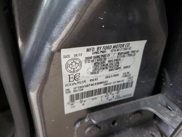 Photo 10 from auction – 2012 FORD F350 SUPER with VIN 1FT8W3BT4CEB88023