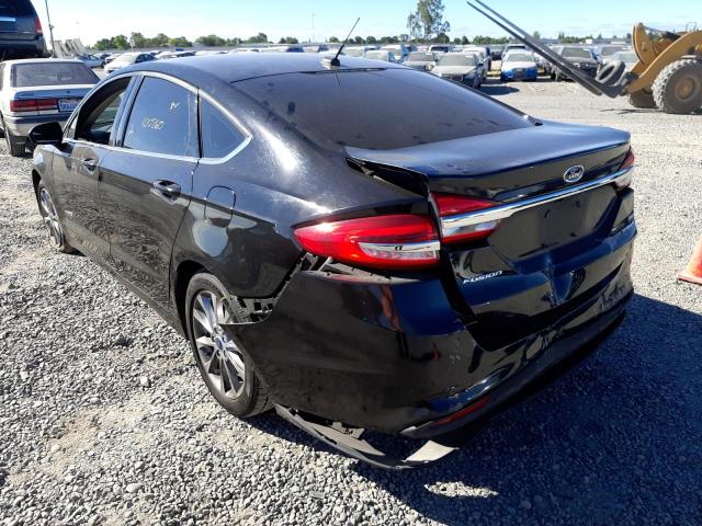 Photo 3 from auction – 2017 FORD FUSION SE with VIN 3FA6P0LU0HR285210
