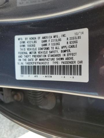 Photo 10 from auction – 2015 HONDA ACCORD EXL with VIN 1HGCR2F87FA045212