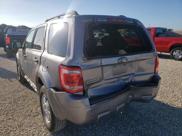 Photo 3 from auction – 2008 FORD ESCAPE XLT with VIN 1FMCU03168KD74324