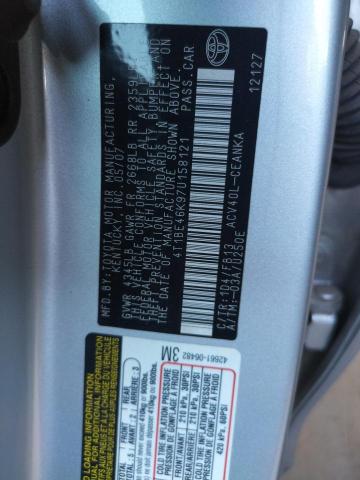 Photo 10 from auction – 2007 TOYOTA CAMRY CE with VIN 4T1BE46K97U158121
