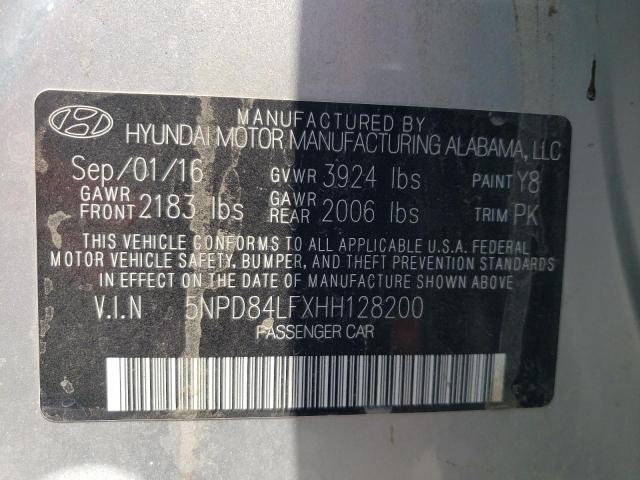 Photo 10 from auction – 2017 HYUNDAI ELANTRA SE with VIN 5NPD84LFXHH128200
