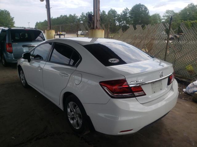 Photo 3 from auction – 2013 HONDA CIVIC LX with VIN 19XFB2F55DE008983