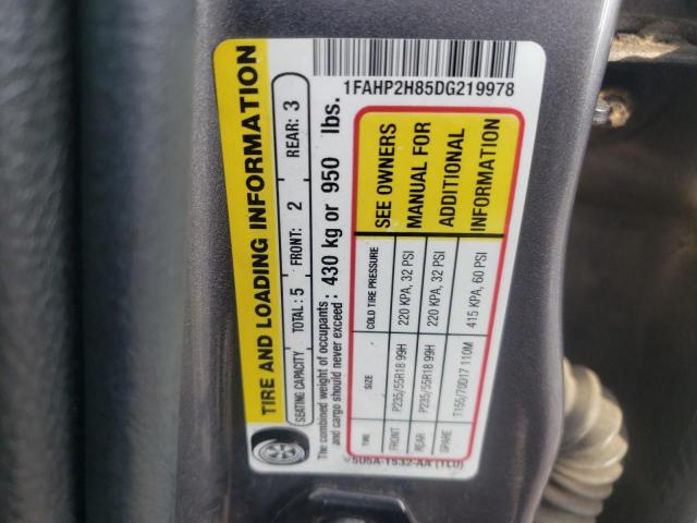 Photo 10 from auction – 2013 FORD TAURUS SEL with VIN 1FAHP2H85DG219978