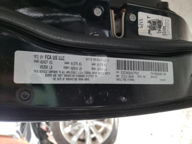 Photo 10 from auction – 2018 CHRYSLER 300 LIMITE with VIN 2C3CCAKG8JH177515