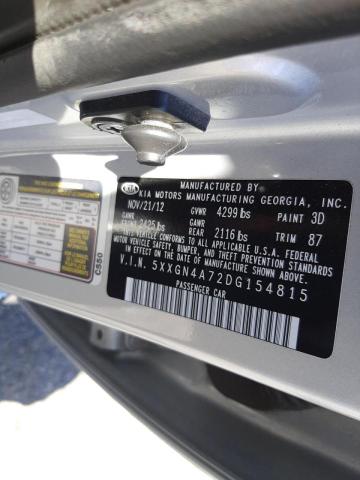 Photo 10 from auction – 2013 KIA OPTIMA EX with VIN 5XXGN4A72DG154815