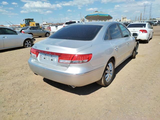 Photo 4 from auction – 2008 HYUNDAI AZERA SE with VIN KMHFC46F28A319955