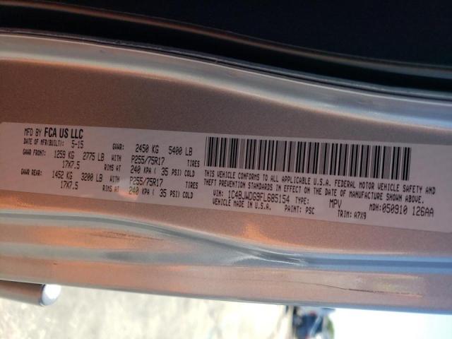 Photo 10 from auction – 2015 JEEP WRANGLER U with VIN 1C4BJWDG9FL685154