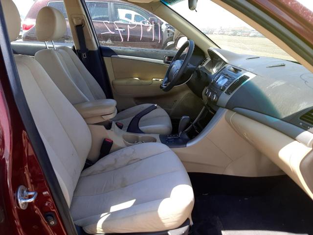 Photo 5 from auction – 2009 HYUNDAI SONATA GLS with VIN 5NPET46C79H409683