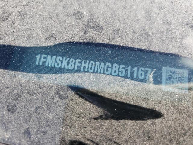 Photo 10 from auction – 2021 FORD EXPLORER L with VIN 1FMSK8FH0MGB51167