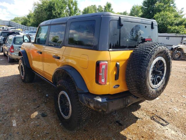 Photo 3 from auction – 2022 FORD BRONCO BAS with VIN 1FMEE5DP6NLA97377
