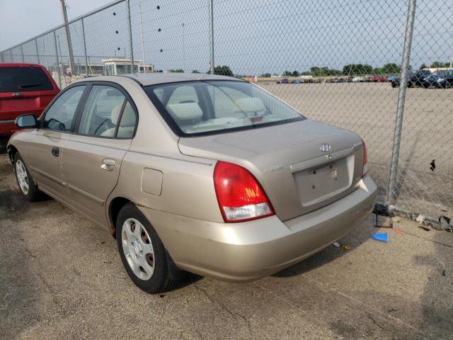 Photo 3 from auction – 2002 HYUNDAI ELANTRA GL with VIN KMHDN45DX2U366173