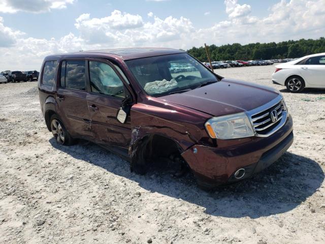 HONDA PILOT EXL 2012 with VIN 5FNYF3H52CB028844 - Photo from auction