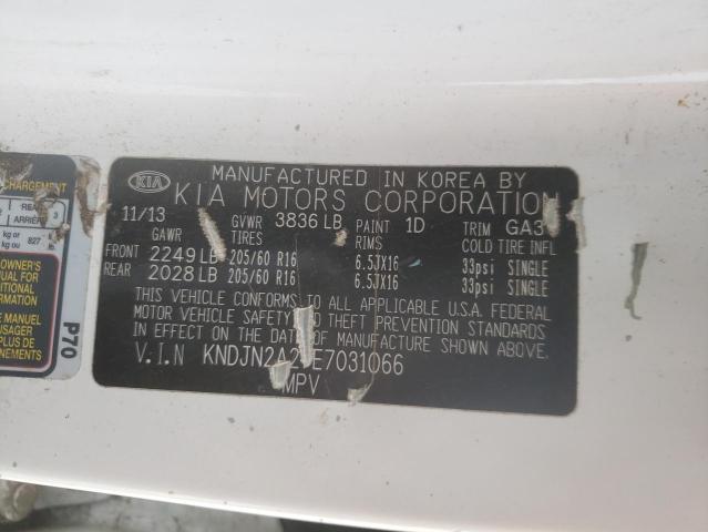 Photo 10 from auction – 2014 KIA SOUL with VIN KNDJN2A27E7031066