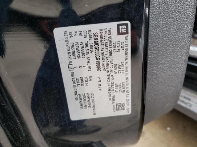 Photo 10 from auction – 2012 CHEVROLET AVALANCHE with VIN 3GNMCGE09CG190897