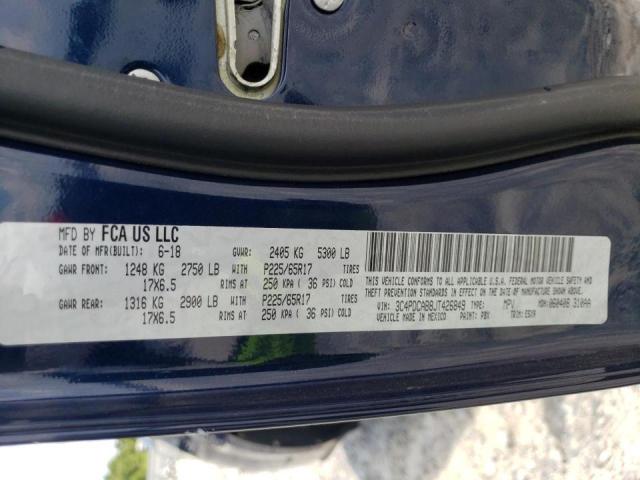 Photo 10 from auction – 2018 DODGE JOURNEY SE with VIN 3C4PDCAB8JT426849
