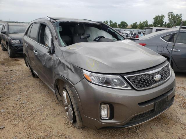 KIA SORENTO SX 2014 with VIN 5XYKWDA72EG527372 - Photo from auction