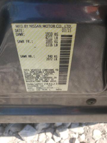 Photo 10 from auction – 2015 NISSAN ALTIMA 2.5 with VIN 1N4AL3AP0FC284123
