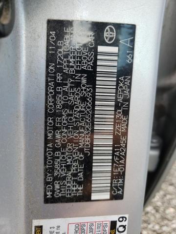 Photo 10 from auction – 2005 TOYOTA COROLLA CE with VIN JTDBR32E652066931
