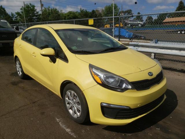 KIA RIO LX 2016 with VIN KNADM4A31G6657772 - Photo from auction