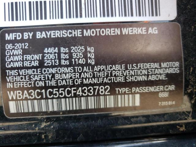 Photo 10 from auction – 2012 BMW 328 I SULE with VIN WBA3C1C55CF433782