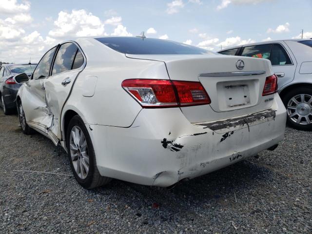 Photo 3 from auction – 2011 LEXUS ES 350 with VIN JTHBK1EG2B2428219
