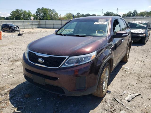 Photo 2 from auction – 2014 KIA SORENTO LX with VIN 5XYKTCA65EG535282