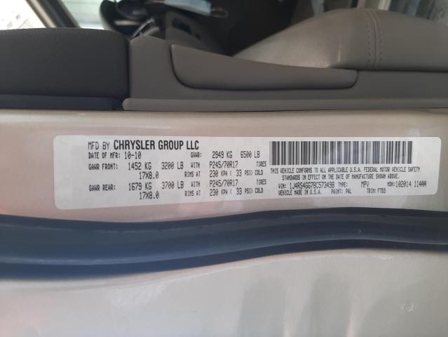 Photo 10 from auction – 2011 JEEP GRAND CHER with VIN 1J4RS4GG7BC573498