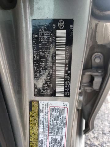 Photo 10 from auction – 2005 TOYOTA CAMRY LE with VIN 4T1BF30K75U618650