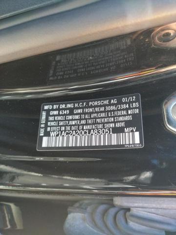 Photo 10 from auction – 2012 PORSCHE CAYENNE TU with VIN WP1AC2A20CLA83051