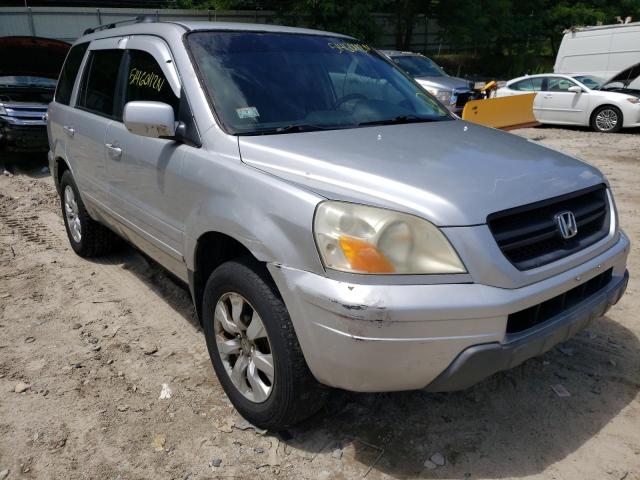 HONDA PILOT EXL 2004 with VIN 2HKYF18634H590834 - Photo from auction