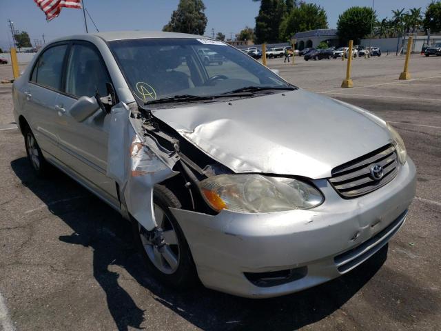 TOYOTA COROLLA CE 2003 with VIN JTDBR32E130007438 - Photo from auction